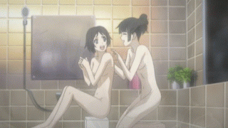 喰霊 -零-・入浴シーンGIFアニメその２